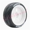 Lifehead 65mm On Road Rubber Tires& Wheels Rims 12mm Hex Hub for HPI Ken Block's Tamiya XV01 TT01 TT02B Kyosho FAZER MK2 Lc Racing PTG HSP RGT RC 3RACING D5 1/10 RC Rally Car view 3