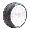 Lifehead 65mm On Road Rubber Tires& Wheels Rims 12mm Hex Hub for HPI Ken Block's Tamiya XV01 TT01 TT02B Kyosho FAZER MK2 Lc Racing PTG HSP RGT RC 3RACING D5 1/10 RC Rally Car view 4
