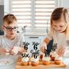 24 PCS Black 6th Birthday Cupcake Toppers Glitter Hello 6 Six Cupcake Picks Sweet 6 Since 2019 Cupcake Topper for Happy 6th Birthday Anniversary Party Cake Decorations Supplies view 4