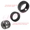 Lifehead 65mm On Road Rubber Tires& Wheels Rims 12mm Hex Hub for HPI Ken Block's Tamiya XV01 TT01 TT02B Kyosho FAZER MK2 Lc Racing PTG HSP RGT RC 3RACING D5 1/10 RC Rally Car view 3