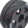 Lifehead 65mm On Road Rubber Tires& Wheels Rims 12mm Hex Hub for HPI Ken Block's Tamiya XV01 TT01 TT02B Kyosho FAZER MK2 Lc Racing PTG HSP RGT RC 3RACING D5 1/10 RC Rally Car view 4