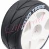 Lifehead 65mm On Road Rubber Tires& Wheels Rims 12mm Hex Hub for HPI Ken Block's Tamiya XV01 TT01 TT02B Kyosho FAZER MK2 Lc Racing PTG HSP RGT RC 3RACING D5 1/10 RC Rally Car view 3