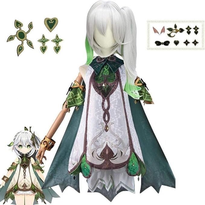 Cosplay Life COLLEI Cosplay Complete Anime RPG Costume Set with Wig and Accessories (L)