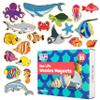 Spark & Wow Wooden Magnets | Sea Life | Magnets for Kids Ages 2+ Open-Ended Play | Adhere to Fridges, Whiteboards and More view 1