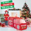 Fire Truck Tent - Fire Truck Costume, Jacket, Hat, Red Fire Engine, Siren Sound Button Playhouse for Kids, view 2