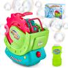 Bubble Machine for Toddlers Kids & Pets, with 8oz Safe Solution, Extra Large & Bubbles in Bubble Maker, Children & Pets Dog Toys Gift, Indoor/Outdoor Birthday Wedding Party Bubble Blower view 1