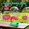Bubble Machine for Toddlers Kids & Pets, with 8oz Safe Solution, Extra Large & Bubbles in Bubble Maker, Children & Pets Dog Toys Gift, Indoor/Outdoor Birthday Wedding Party Bubble Blower view 3