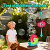 Bubble Machine for Toddlers Kids & Pets, with 8oz Safe Solution, Extra Large & Bubbles in Bubble Maker, Children & Pets Dog Toys Gift, Indoor/Outdoor Birthday Wedding Party Bubble Blower view 4