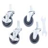 TRUSCO Noise-reducing Caster Set for Phoenix Wagon 75 .PHI.EL / 62-6267-22 view 1