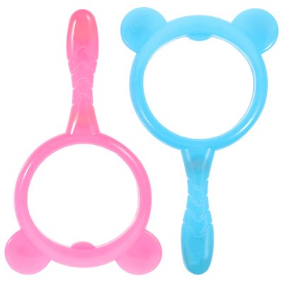 Operitacx 2pcs Handheld Magnifying Glass Kids Stationery Toddler Magnifier Kids Science Magnifier Explore s for Lovely Science Toy