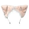 VIGVAN Cat Cosplay Ears Accessories Punk Gothic Cross Cat Ears Headbands clips (Pink Star) view 1