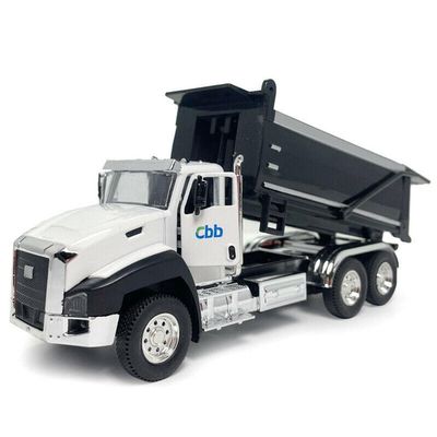 1:50 Engineering Truck Dump Truck Model Car Diecast Vehicle Gift Pull Back