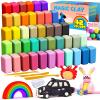 ESSENSON Air Dry Clay 42 Colors, Modeling Clay for Kids, DIY Molding Magic Clay for with Tools, Toys Gifts for Age 3 4 5 6 7 8+ Years Old Boys Girls Kids view 1