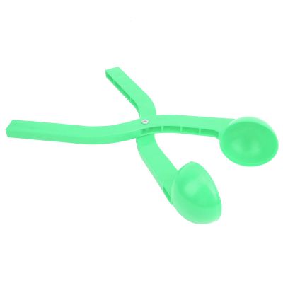 Snowball making Snowball molds Snowball fight artifacts Snow sand ball maker Plastic mold spoon tool Children children's toys(Green)