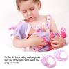 Healifty 3 Doll Clothes bib Infant Bibs Babies Dolls American s DIY Toy Accessories s for s Saliva Towel for s s Accessories Saliva Towel Baby Girl Scarf view 4