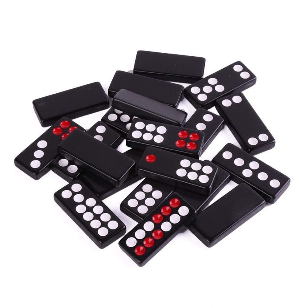 Pai Gow Tiles Game Set Chinese Pai Gow Tile Set, Pai Gow Large Adult Household Hand Rubbing Cards, Entertaining Party Games (Size : 20#)