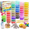ESSENSON Air Dry Clay 42 Colors, Modeling Clay for Kids, DIY Molding Magic Clay for with Tools, Toys Gifts for Age 3 4 5 6 7 8+ Years Old Boys Girls Kids view 1
