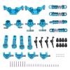 RiToEasysports Aluminum Alloy RC Upgrades, High-Performance Upper Lower Swing Arms, Steering Cup, CVD Drive Shaft, Suspension Bracket for RC Car Enthusiasts view 1