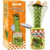 Timozo Yodeling Pickle, Talking Yodeling Toy Repeats What You Say, Singing Pickle Plush Toys - Rechargeable Twisted Mimicking Toy Singing Dance, Funny Prank Novelty Gag Gift for Adults & Kids view 1