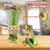 Timozo Yodeling Pickle, Talking Yodeling Toy Repeats What You Say, Singing Pickle Plush Toys - Rechargeable Twisted Mimicking Toy Singing Dance, Funny Prank Novelty Gag Gift for Adults & Kids view 4