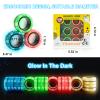 MBOUTrising Magnetic Rings Finger Fidget Toys Set, 12Pcs Glow in The Dark Magnets Rings for Training Relieves Autism Anxiety, Magical Fingears Rings for ADHD, Great Idea Gift for Adults Teens Kids view 2
