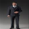 1/6 Scale Male Clothes,British Gentleman Striped Suit Costume Clothing for 12inch Male Action Figure Body (A) view 3
