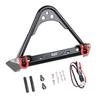 KYX Racing Aluminum Front Bumper Upgrades Parts Accessories for 1/10 RC Crawler Car Axial SCX10 SCX10 II SCX10 III Trx4 Trx6 Gen7 Gen8 Scout II view 1