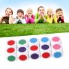 20Pcs 6 Sided Dice, Color Dot Teaching Dice for Board Games Digital Teaching Children view 4
