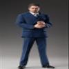 1/6 Scale Male Clothes,British Gentleman Striped Suit Costume Clothing for 12inch Male Action Figure Body (B) view 3