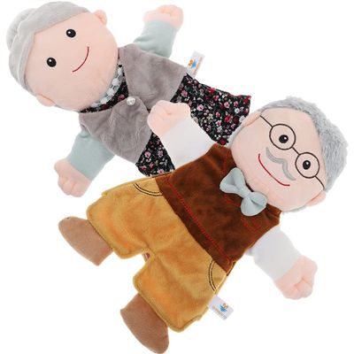 Toyvian Educational Hand Puppet for Kids Lifelike Storytime Figure Puppet DIY Interactive Hand Toy for Parent-Child Bonding and Early Learning