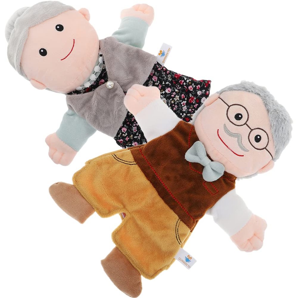 Toyvian Educational Hand Puppet for Kids Lifelike Storytime Figure Puppet DIY Interactive Hand Toy for Parent-Child Bonding and Early Learning