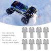 Oumefar 8Pcs RC Wheel Extension Column, RC Hex Wheel Hub Nut for Axial SCX10 15mm, RC Wheel Hub Extension Adapter for RC Crawler Truck RC Accessories view 3