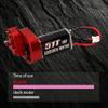 RCAWD Upgraded Carbon Brush 51T(Turn) 180size Brushed Motor&Alloy Center Gear Housing,Transmission Assembled with Steel Gears for Axial 1-24 Scx24 Crawlers Red view 3