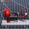 RCAWD Upgraded Carbon Brush 51T(Turn) 180size Brushed Motor&Alloy Center Gear Housing,Transmission Assembled with Steel Gears for Axial 1-24 Scx24 Crawlers Red view 4