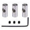 KingVal Replacement 3PCS Metal RC Motor Shaft Pinion Gear Reducer Sleeve Adapter Coupler Convert Apertures 5mm to 3.175mm (1/8 inch) Compatible with 550 540 3650 Series RC Motors view 1