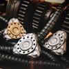 WANERSEN MCZHI EDC Gear Stainless Steel Haptic Slider Finger Toy + Clicker Tool Pocket Toy Pushing Relaxing Tool Clicker view 3