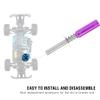Igniter Nitro Engine Starter Tools,Glow Plug Igniter, 80103 Engine Igniter Glow Plug Aluminium Ignition for for HSP 1/10 Nitro RC Car(Purple), Glow Plug RC Igniter Glow Plug Igniter RC Glow Plug RC view 3