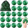 20 Pcs Stress Balls Bulk 2.5 Inch Watermelon Party Favor Mini Foam Balls Stress Relieve Fidget Sensory Toy with Drawstring Bags for Children Adults Gifts Party Christmas Decorations view 1