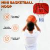 Sosation 2 Pcs Mini Basketball Hoop with 4 Basketball, Sticky Hook, Pump, Indoor No Drilling Basket Ball Hoop Decompress Game for Kid Adult Gift(Shoot Style) view 3