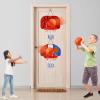 Sosation 2 Pcs Mini Basketball Hoop with 4 Basketball, Sticky Hook, Pump, Indoor No Drilling Basket Ball Hoop Decompress Game for Kid Adult Gift(Shoot Style) view 4