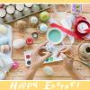 Meooeck 100 Pcs DIY Easter Eggs White Plastic Fillable DIY Empty Blank Eggs for Basket Stuffers Fillers Easter Theme Party Favor Hunt Classroom Prize (1.6 x 2.4 Inch) view 3