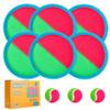 Miasno Toss and Catch Ball Set, Spike Ball Game for Kids Ages 4-8, Outdoor Toys for Beach, Lawn, Park, Family Play, Party, Travel, 6 Paddles, 3 Balls, Storage Bag view 1