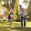 Miasno Toss and Catch Ball Set, Spike Ball Game for Kids Ages 4-8, Outdoor Toys for Beach, Lawn, Park, Family Play, Party, Travel, 6 Paddles, 3 Balls, Storage Bag view 4