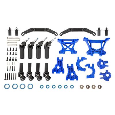 Traxxas 9080X Outer Driveline & Suspension Upgrade Kit, Extreme Heavy Duty, Blue