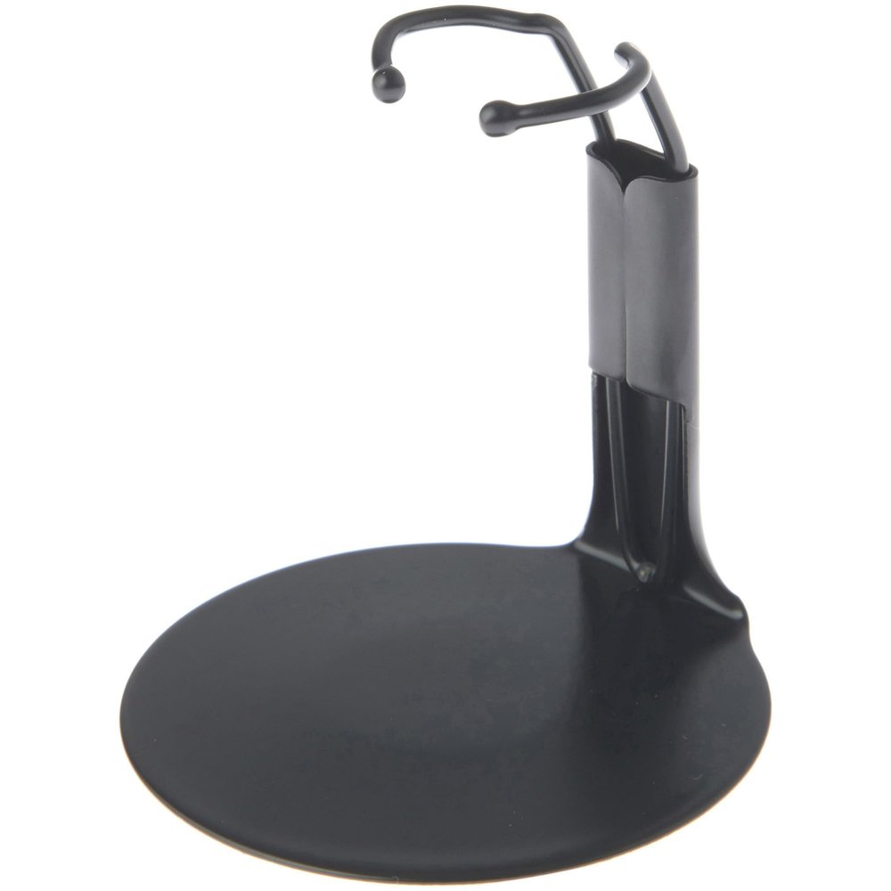 Plymor DSP-20B Black Adjustable Action Figure Stand, fits 3.75 and 4 inch Action Figures, Waist is 0.75" - 1" Wide, 2.5" - 3" Around