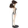 Plymor DSP-5125B Black Adjustable Doll Stand, fits 10, 11, and 12 inch Slim Waist Dolls, Waist is 1.125" - 1.5" wide, 3.25" - 4" around view 3