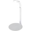 Plymor DSP-5125W White Adjustable Doll Stand, fits 10, 11, and 12 inch Slim Waist Dolls, Waist is 1.125" - 1.5" wide, 3.25" - 4" around, Pack of 24 view 1
