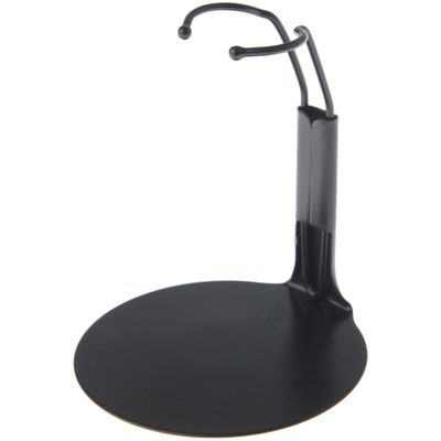 Plymor DSP-25B Black Adjustable Action Figure Stand, fits 4.5, 5, and 5.5 inch Action Figures, Waist is 1" - 1.5" wide, 3" - 3.5" around, Pack of 3