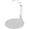 Plymor DSP-30W White Adjustable Action Figure Stand, fits 6 and 6.5 inch Action Figures, Waist is 1.25" - 1.5" wide, 3.25" - 4" around view 1