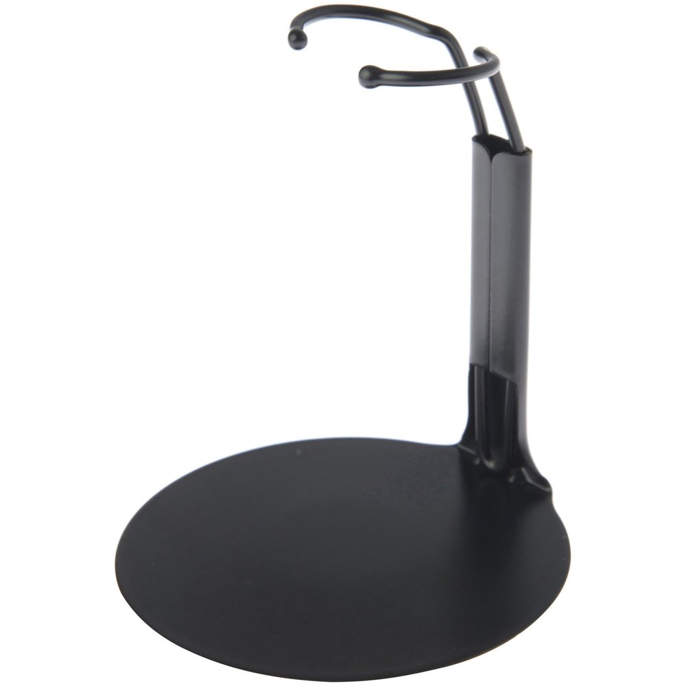 Plymor DSP-30B Black Adjustable Action Figure Stand, fits 6 and 6.5 inch Action Figures, Waist is 1.25" - 1.5" wide, 3.25" - 4" around, Pack of 3
